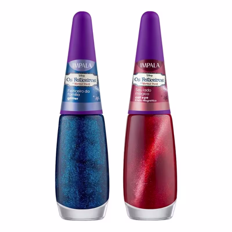 Kit Impala Disney Channel Os Feiticeiros De W.Place Esmalte: Feiticeiro da Família e Seu Lado Mágico