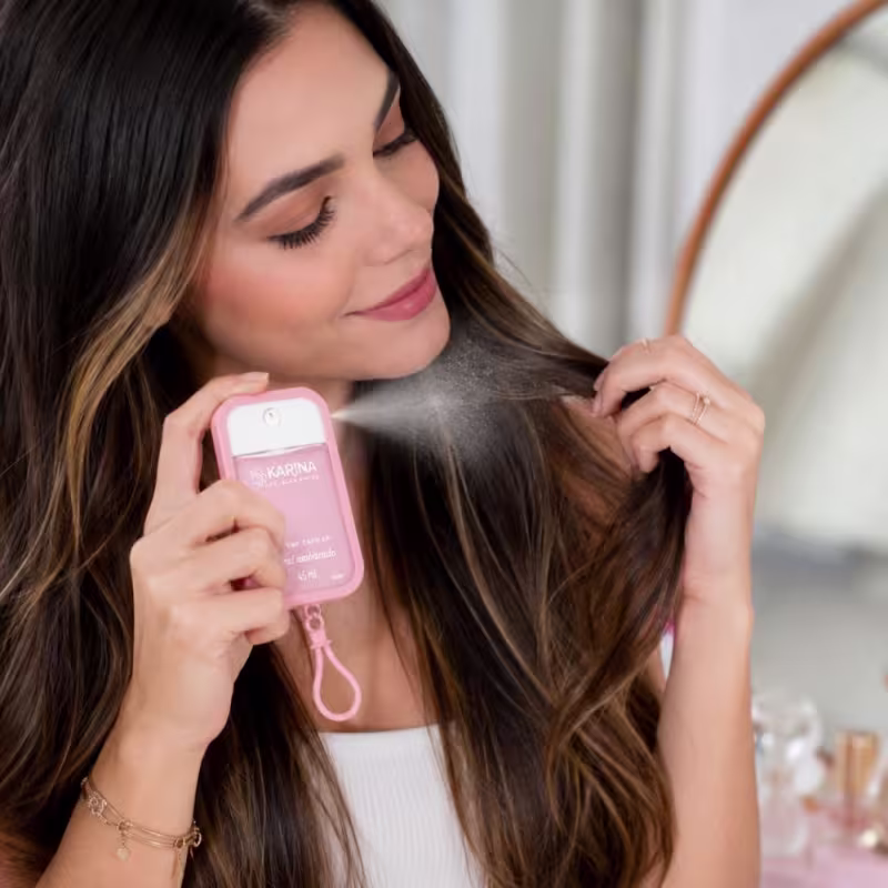 Perfume Capilar Karina Ft. Alan Vivian Floral Ambarado 45ml