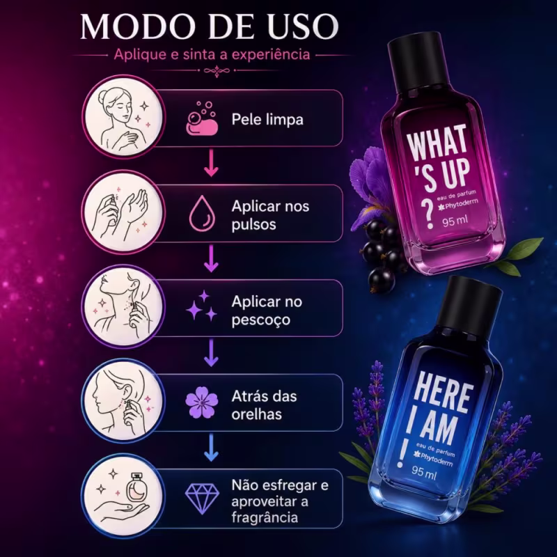 Kit Phytoderm Parfum: What's Up e Here I Am 95ml