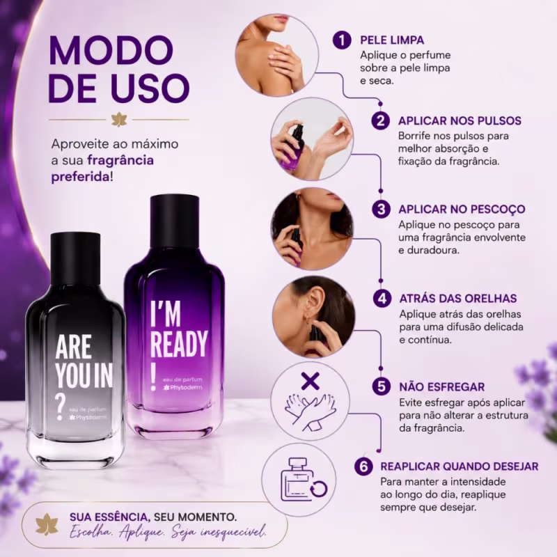 Kit Phytoderm Parfum: Ready e Are you in 95ml