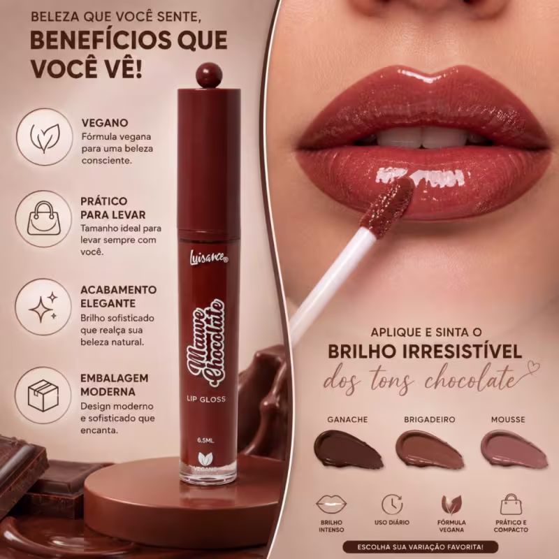Lip Gloss Luisance Mauve Chocolate Ref.: L3269 Fondue
