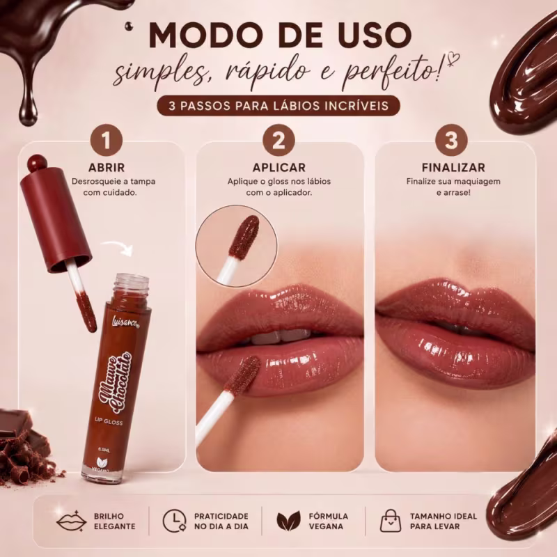 Lip Gloss Luisance Mauve Chocolate Ref.: L3269 Fondue