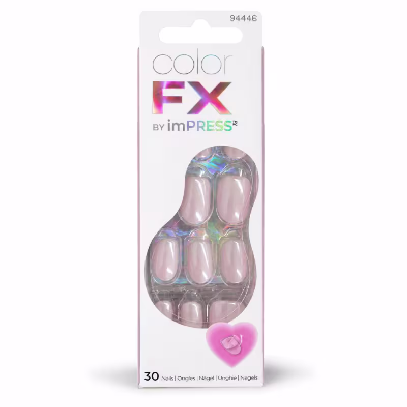 Unhas Autocolantes Kiss Ny Color Fx By Impress Adorable Imcf02x
