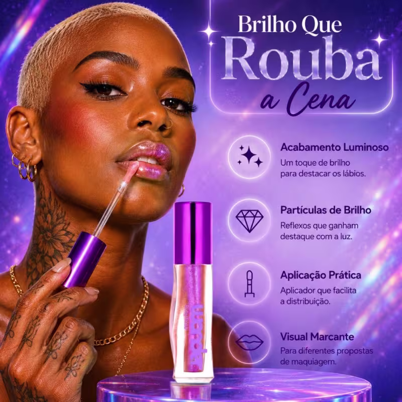 Gloss Labial Ruby Rose Wonder Lumen Clear Hb-l6414-10