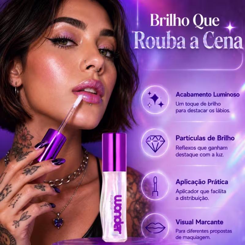 Gloss Labial Ruby Rose Wonder Lumen Splendid Hb-l6414-2