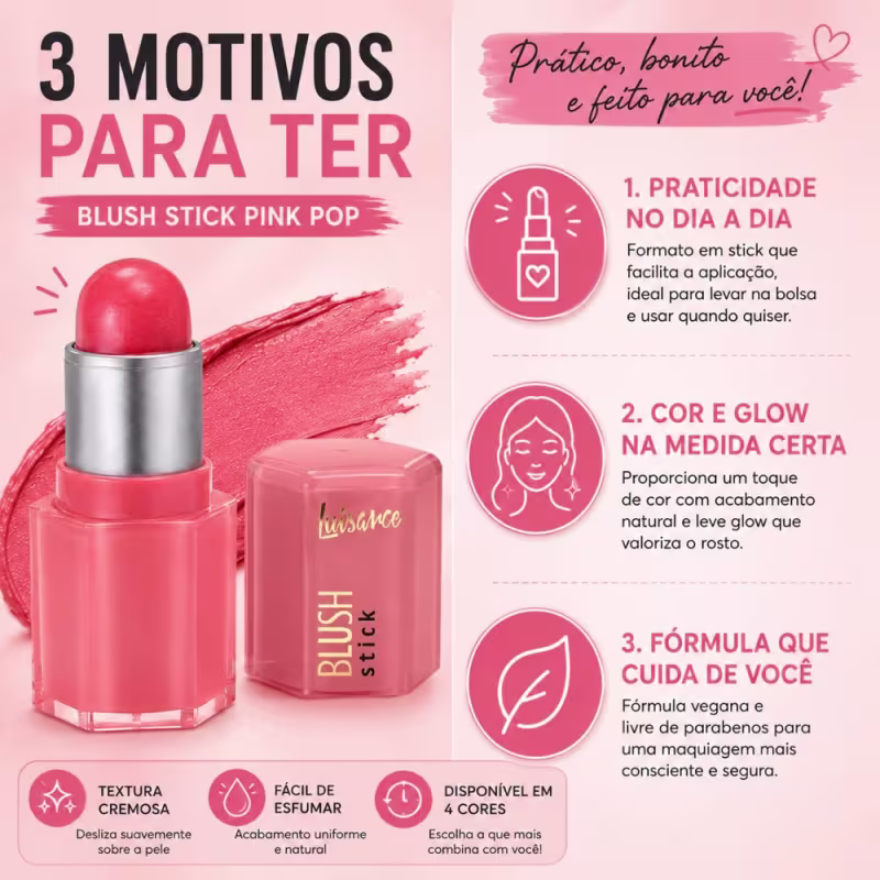 Blush Stick Luisance Pink Pop Ref.: L3300