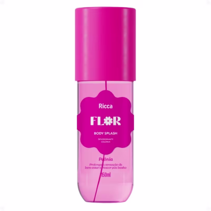 Body Splash Ricca Flor Pêonia 150ml