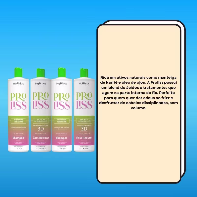 MyPhios ProLiss Kit 2 Realinhamento Capilar 1L