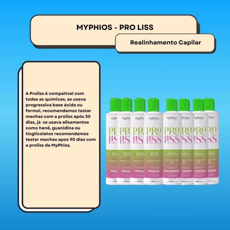 MyPhios ProLiss Kit 4 Realinhamento Capilar 300ml
