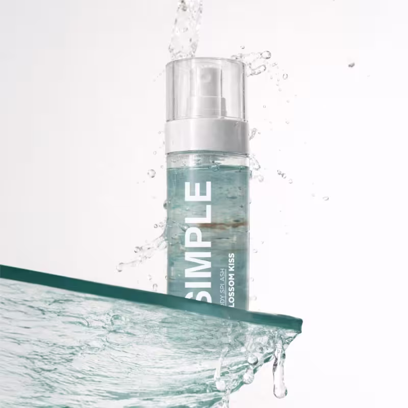 Body Splash Simple Organic Blossom Kiss, 100ml.