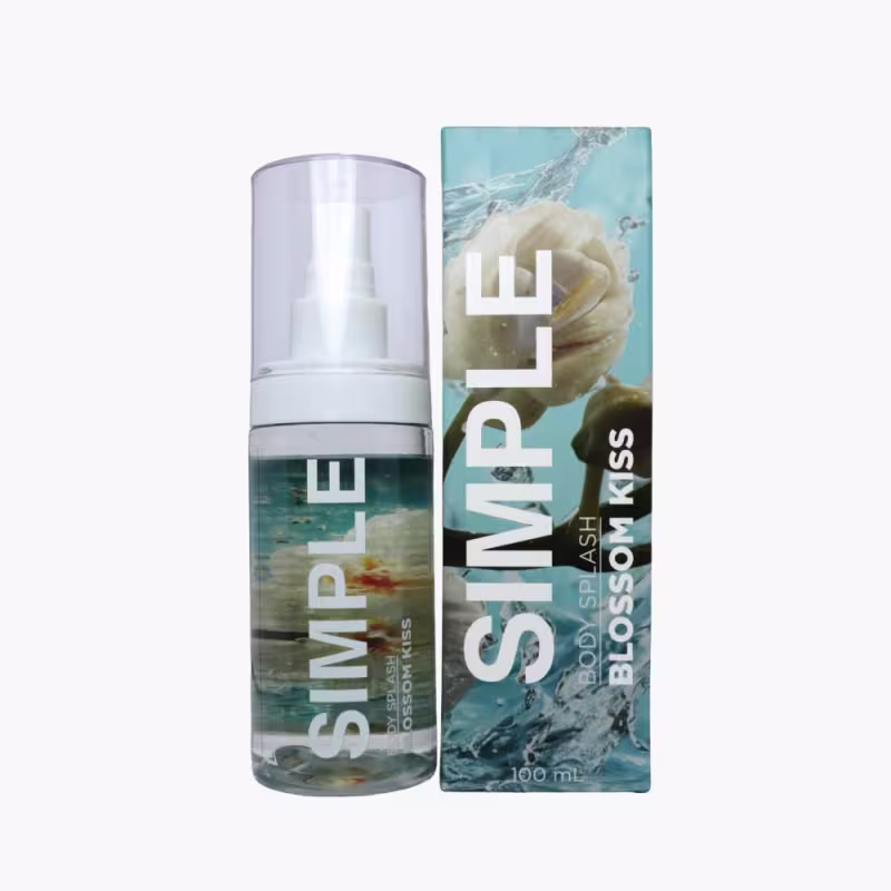 Body Splash Simple Organic Blossom Kiss, 100ml.