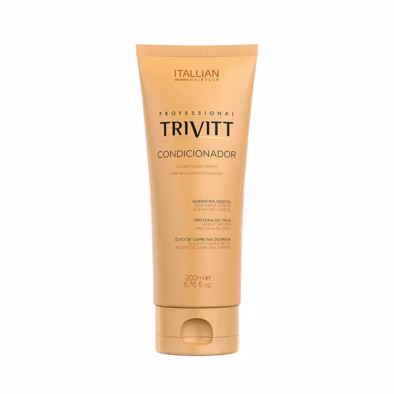Kit Shampoo Trivitt Pós Quimica 1Lt + 2 Condicionador Hidratante 200ml