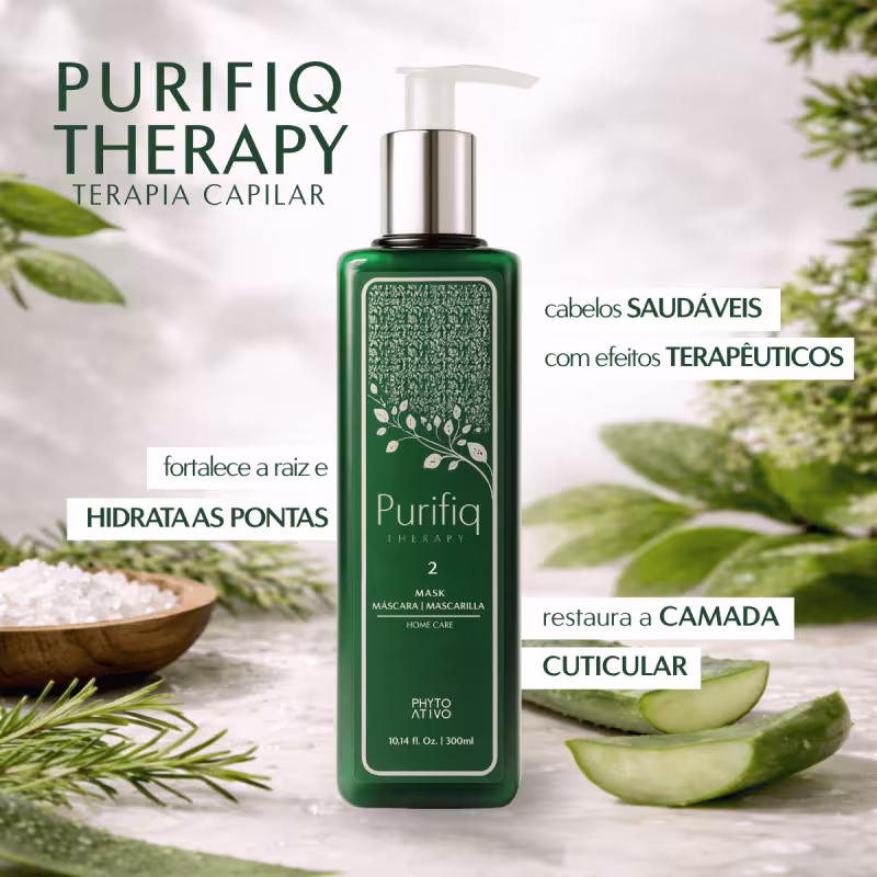 Máscara Purifiq Therapy Phyto Ativo Detox Antioleosidade 300ml