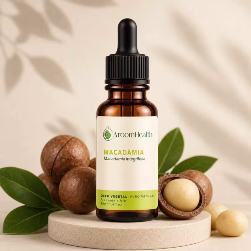 Óleo Vegetal Puro Natural de Macadâmia 30 ml