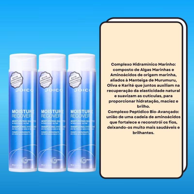 Joico Moisture Recovery Smart Release Kit 3 Shampoo 300ml
