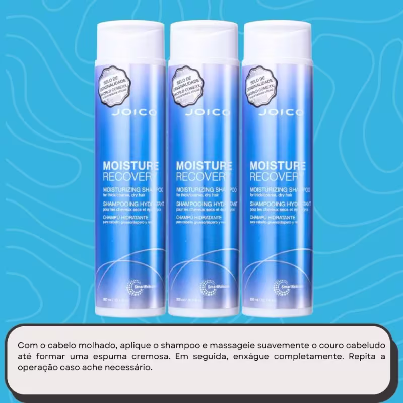 Joico Moisture Recovery Smart Release Kit 3 Shampoo 300ml