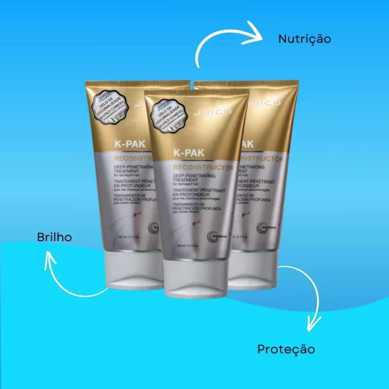 Kit Joico K-PAK Deep Penetrating 3 Máscara 150 ml