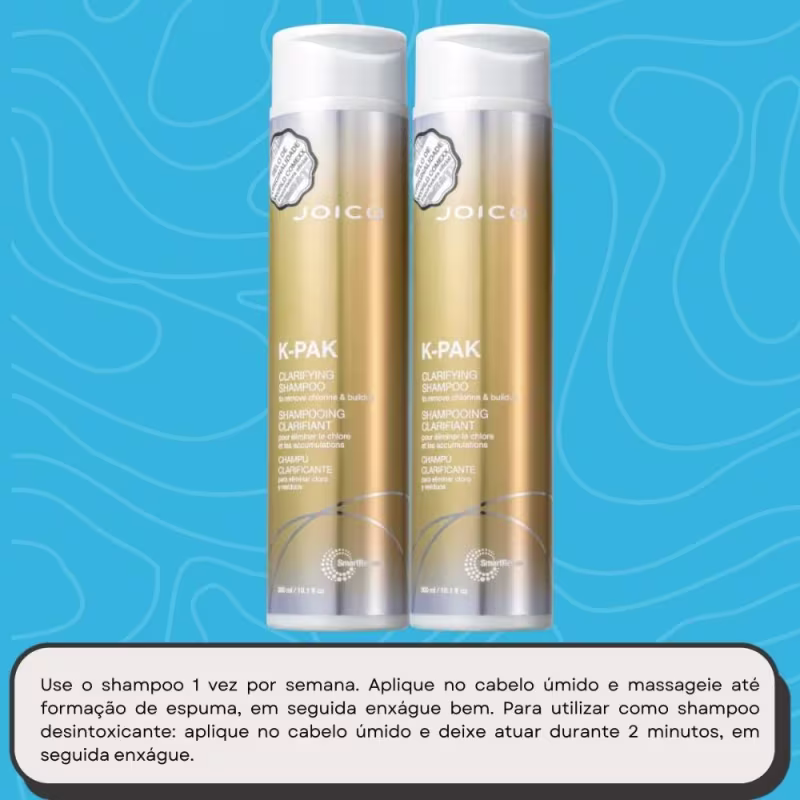 Joico K-PAK Clarifying Kit 2 Shampoo Antirresíduo 300ml