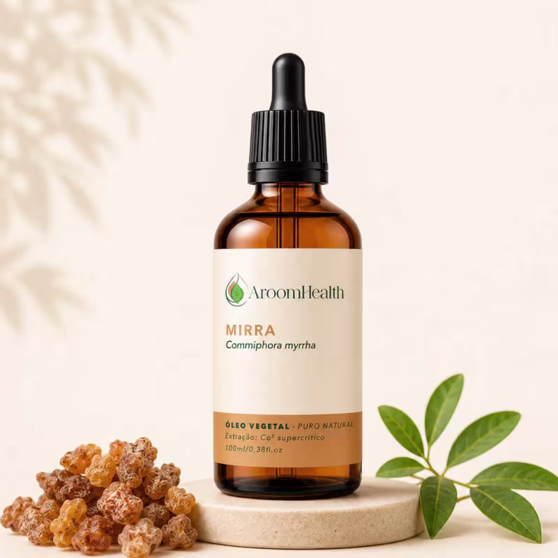 Óleo Vegetal Puro Natural de Mirra 100ml