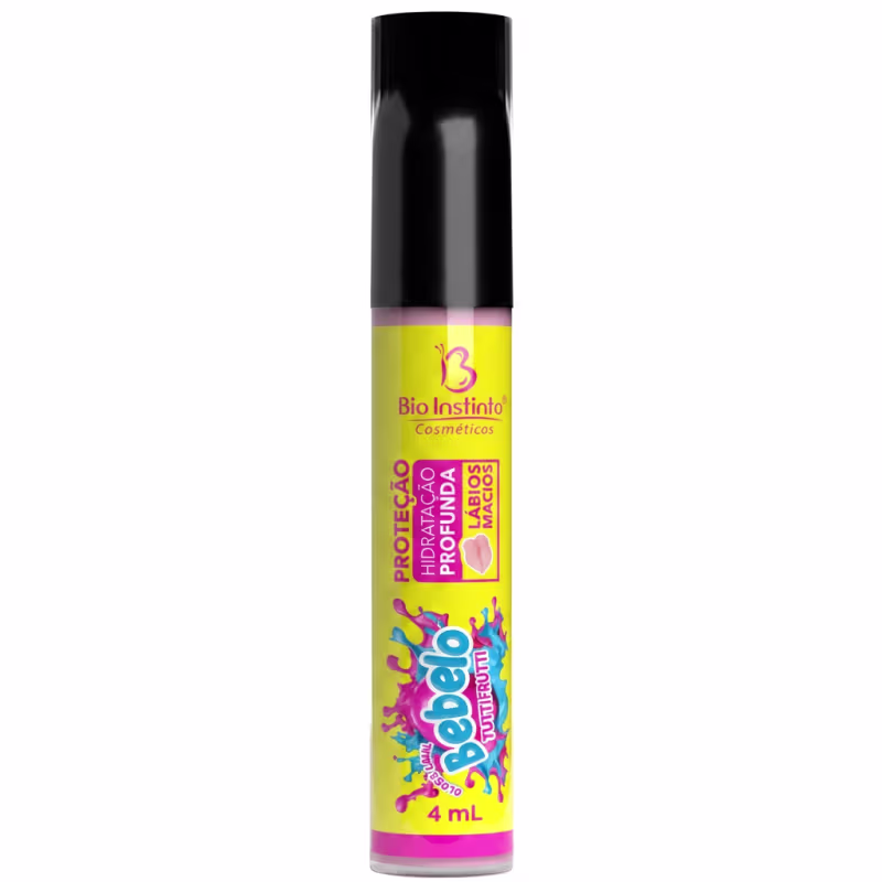 GLOSS LABIAL BEBELO 4ML HIDRATAÇÃO PROFUNDA LABIOS MACIOS - Tutti Frutti