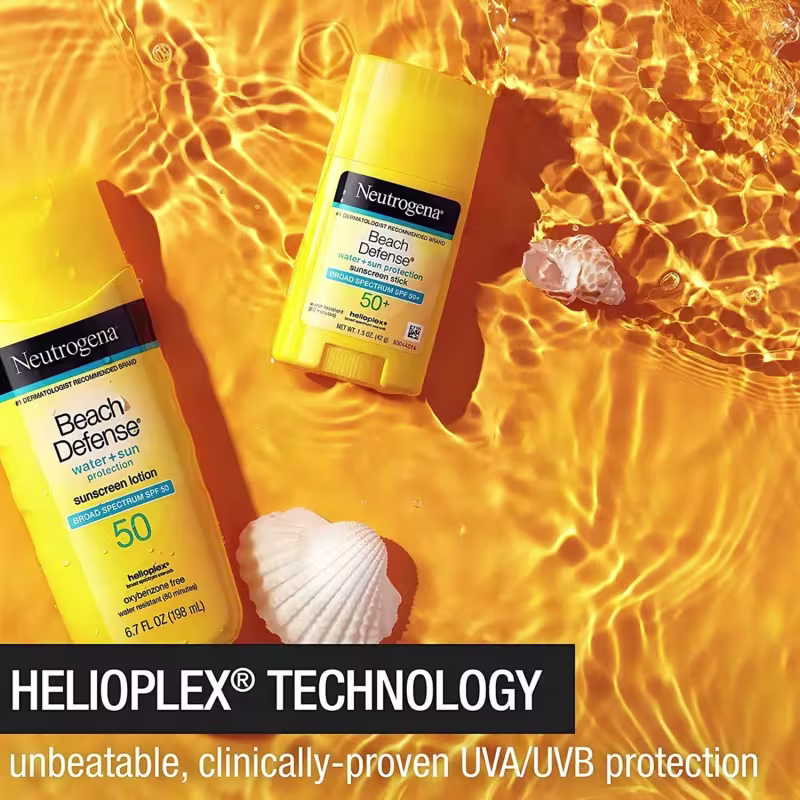 Protetor Solar Bastão Neutrogena Beach Defense 50+ 42g
