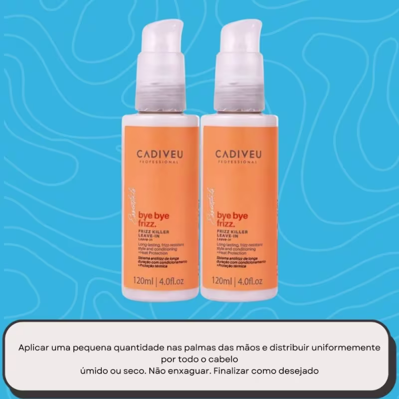 Cadiveu Bye Bye Frizz Killer Kit 2 Leave-In 120ml