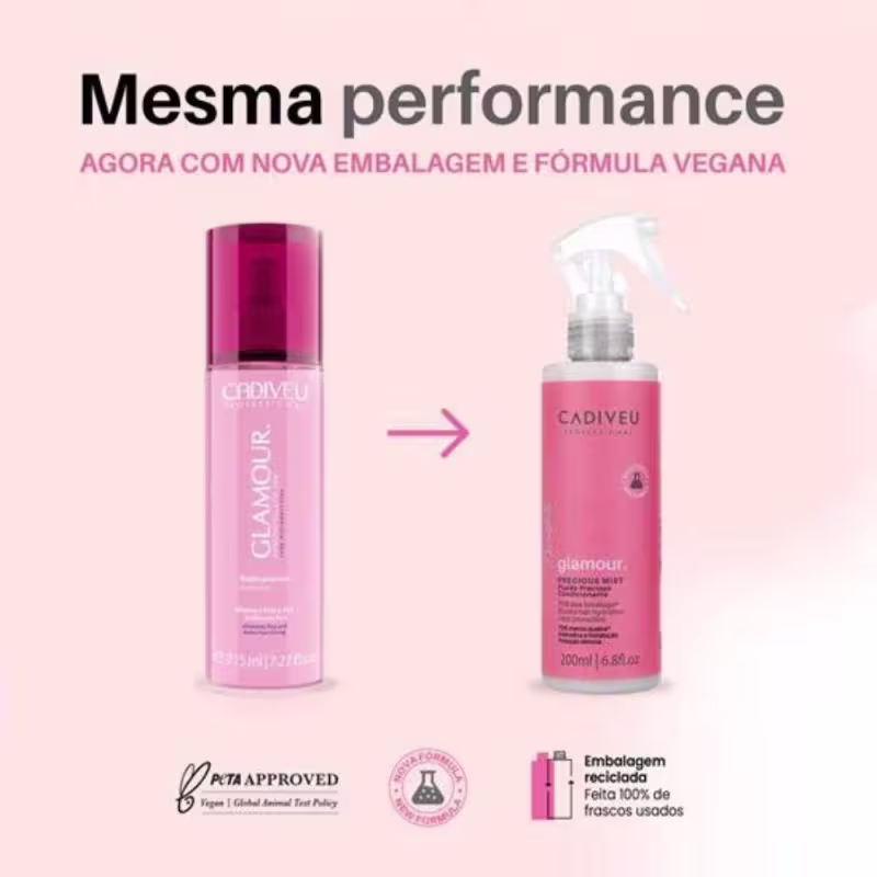 Cadiveu Profissonal Glamour Kit 2 Fluído Precioso 200ml