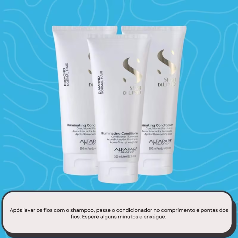 Kit Alfaparf Club Trio Mask Semi di Lino Diamond (3 Unidades)