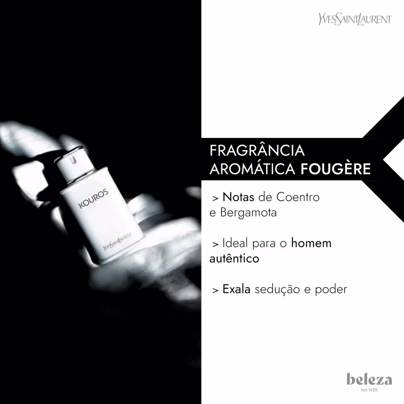 Kouros Yves Saint Laurent Eau de Toilette - Perfume Masculino 50ml