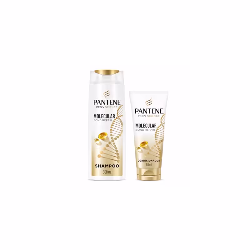 Kit Pantene Molecular Bond Repair Shampoo 300 mL e Condicionador 150 mL
