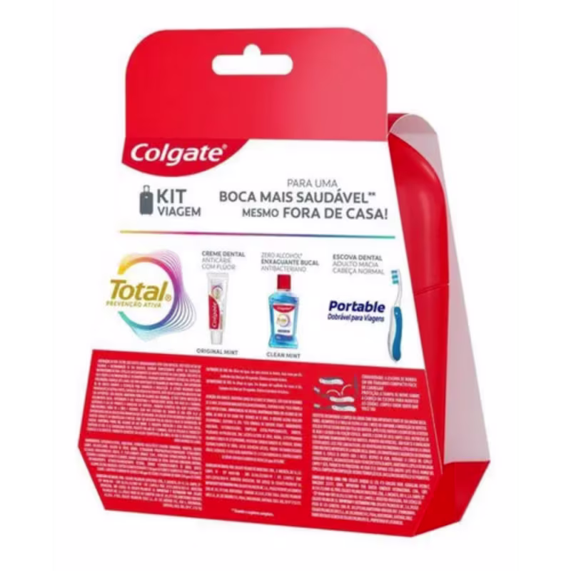 Kit Viagem Creme Dental 30g Enxaguante 60ml | Colgate