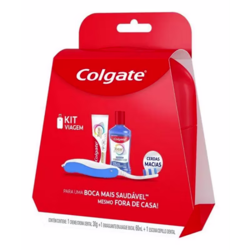 Kit Viagem Creme Dental 30g Enxaguante 60ml | Colgate