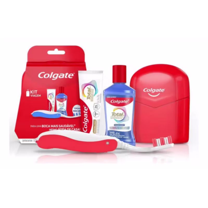Kit Viagem Creme Dental 30g Enxaguante 60ml | Colgate