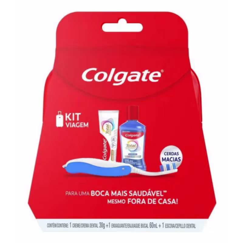 Kit Viagem Creme Dental 30g Enxaguante 60ml | Colgate