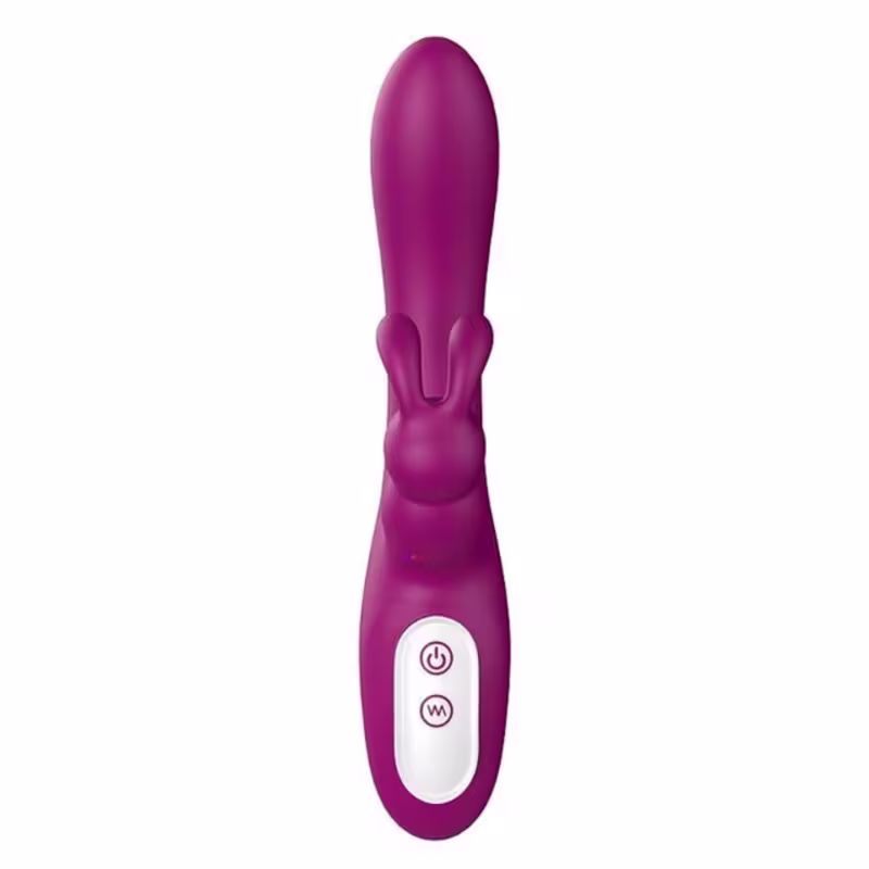 Joker S-Hande Vibrador Triplo Rabbit Clitóris Ponto G Estimulo Anal 9 Intensidades 21cm x 11cm Recarregável em Silicone