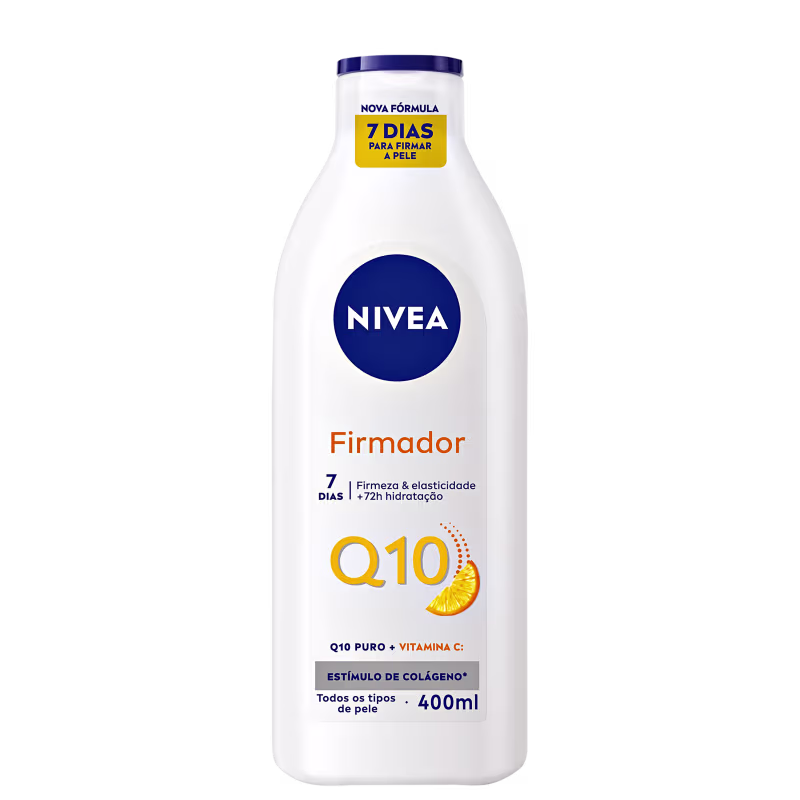 NIVEA Firmador Q10 + Vitamina C Todos os Tipos de Pele - Loção Hidratante 400ml