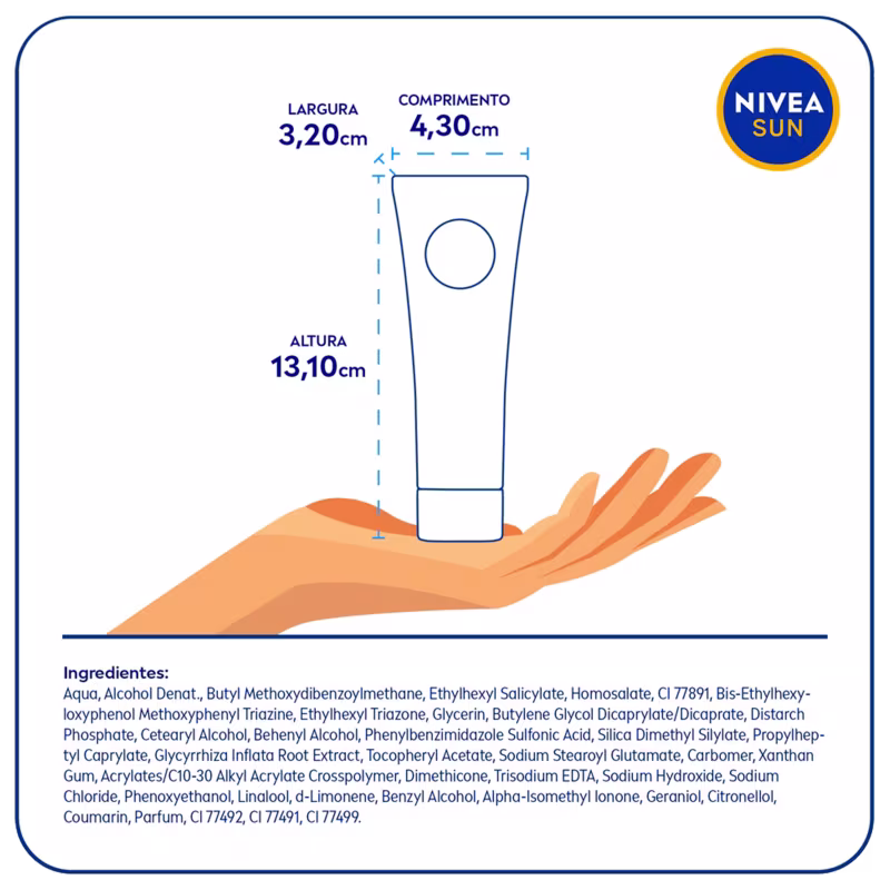 NIVEA SUN Beauty Expert FPS 50 - Protetor Solar Facial com Cor 50g