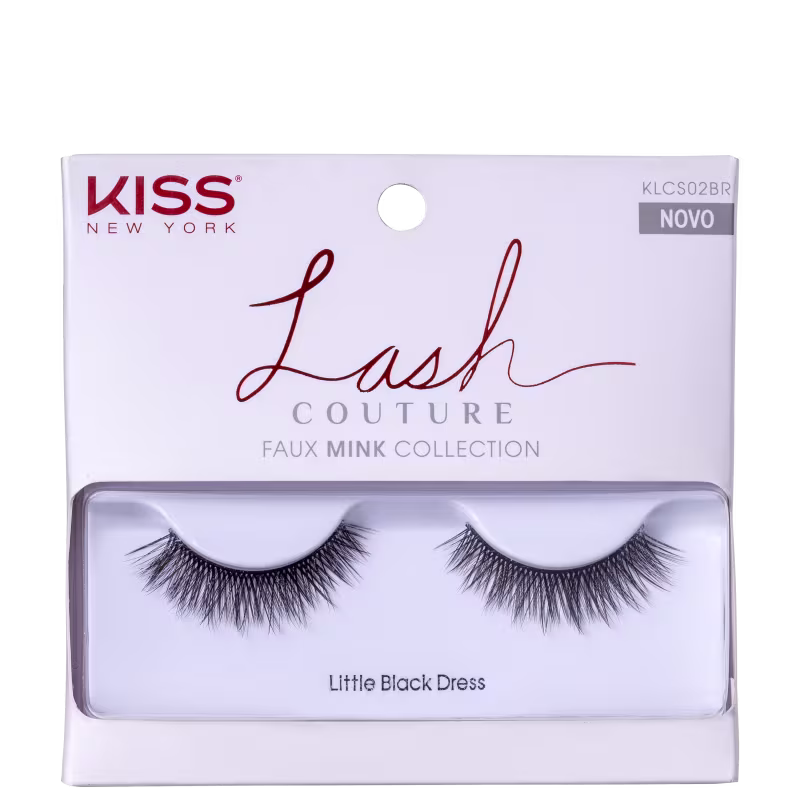 Kiss New York Lash Couture Little Black Dress - Cílios Postiços 3g