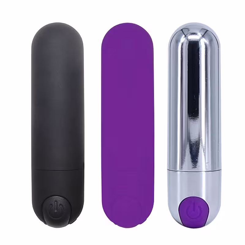 Power Bullet Recarregável com 10 Modos de Vibração Green Baby - Roxo