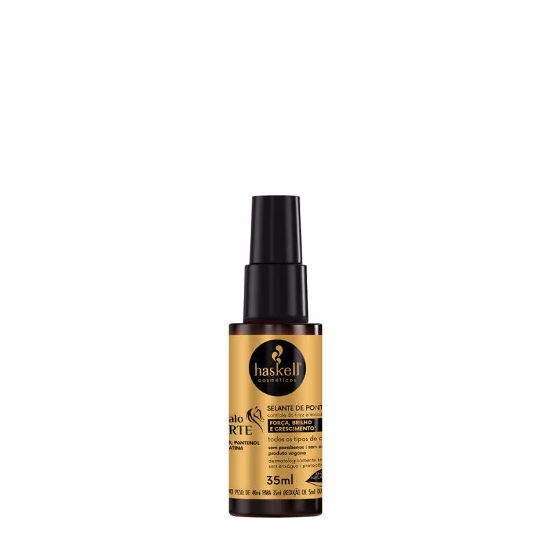 Kit Haskell Cavalo Forte Shampoo Condicionador Selante de Pontas e Tônico (4 produtos)