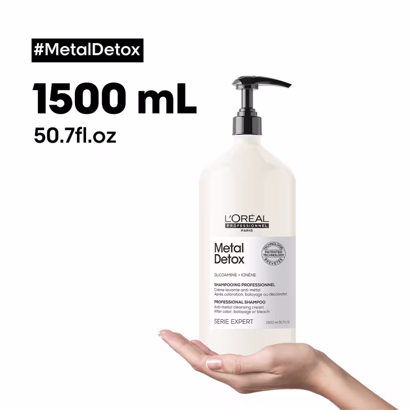 Kit L'Oréal Professionnel Metal Detox Pré Shampoo G Máscara Shampoo Óleo (4 produtos)