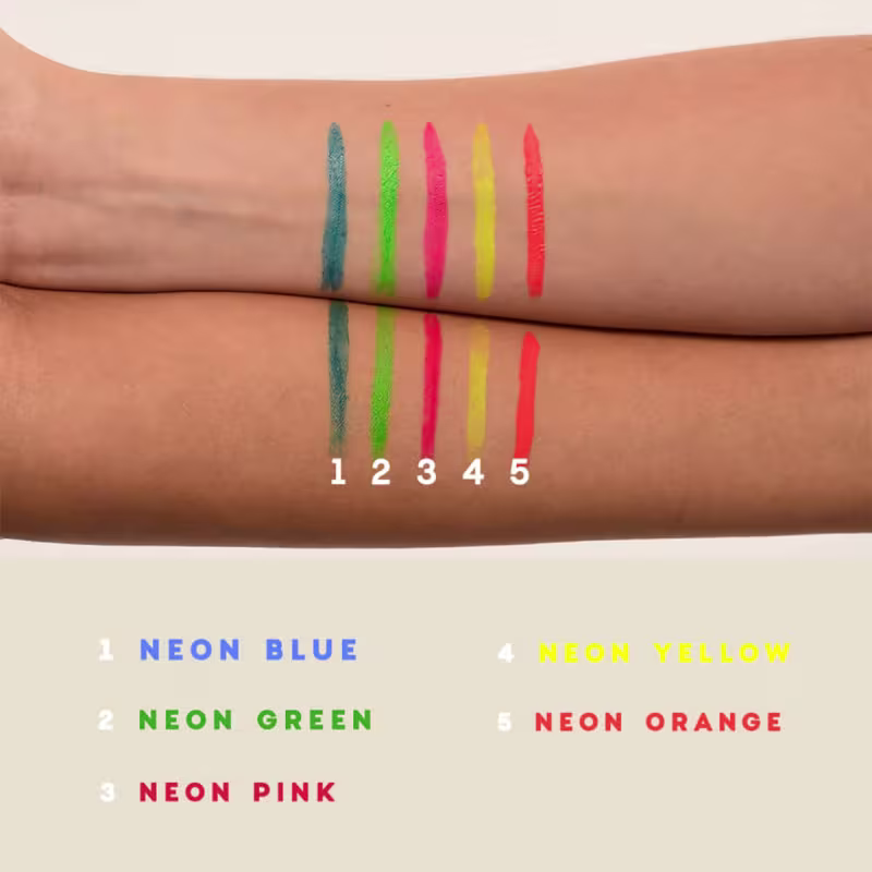 Kit Océane 4you Sombra Rose Sparkle Caneta Delineadora Color Neon Pink (2 produtos)