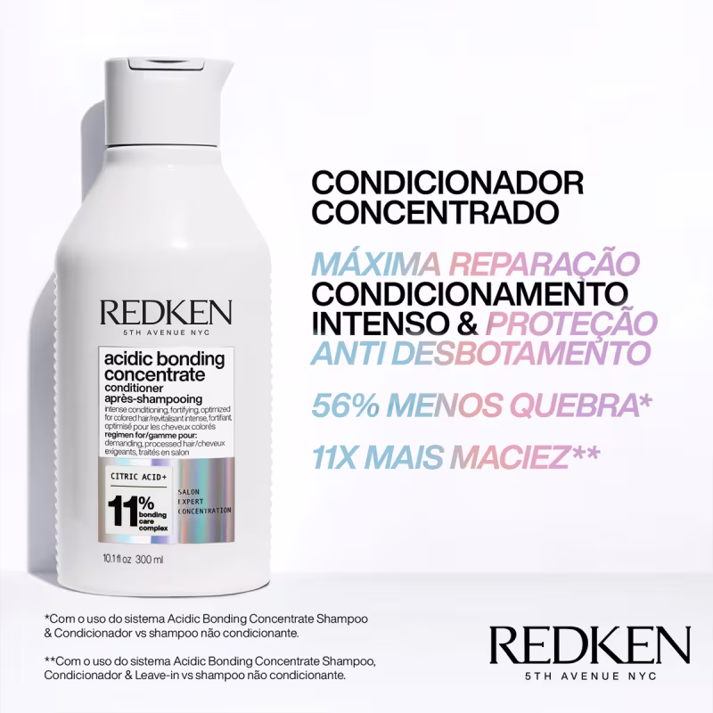 Kit Redken Acidic Bonding Concentrate Pré Duo (3 produtos)