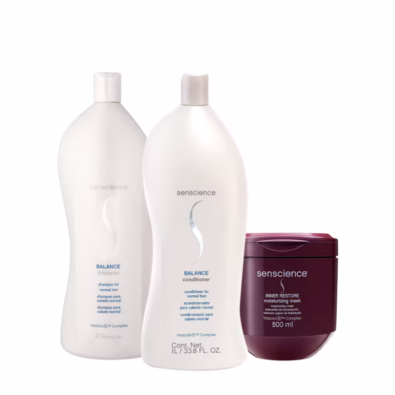 Kit Senscience Balance Inner Salon Total (3 produtos)