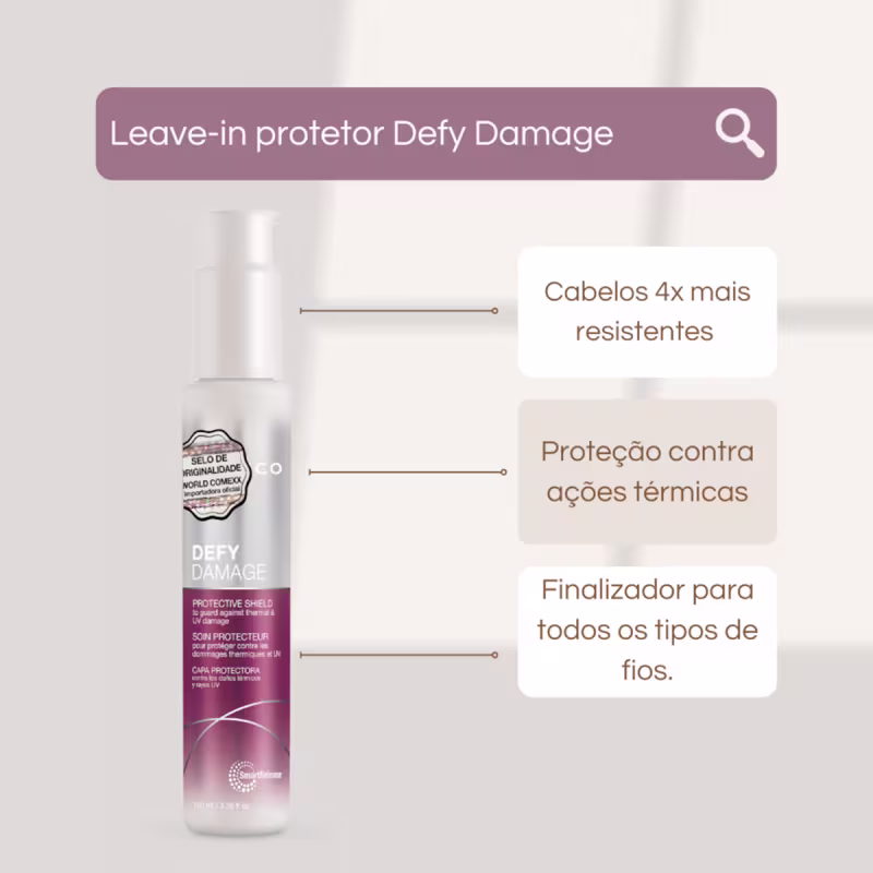 Kit Joico Defy Damage Protective Quarteto Salon, 4 produtos.