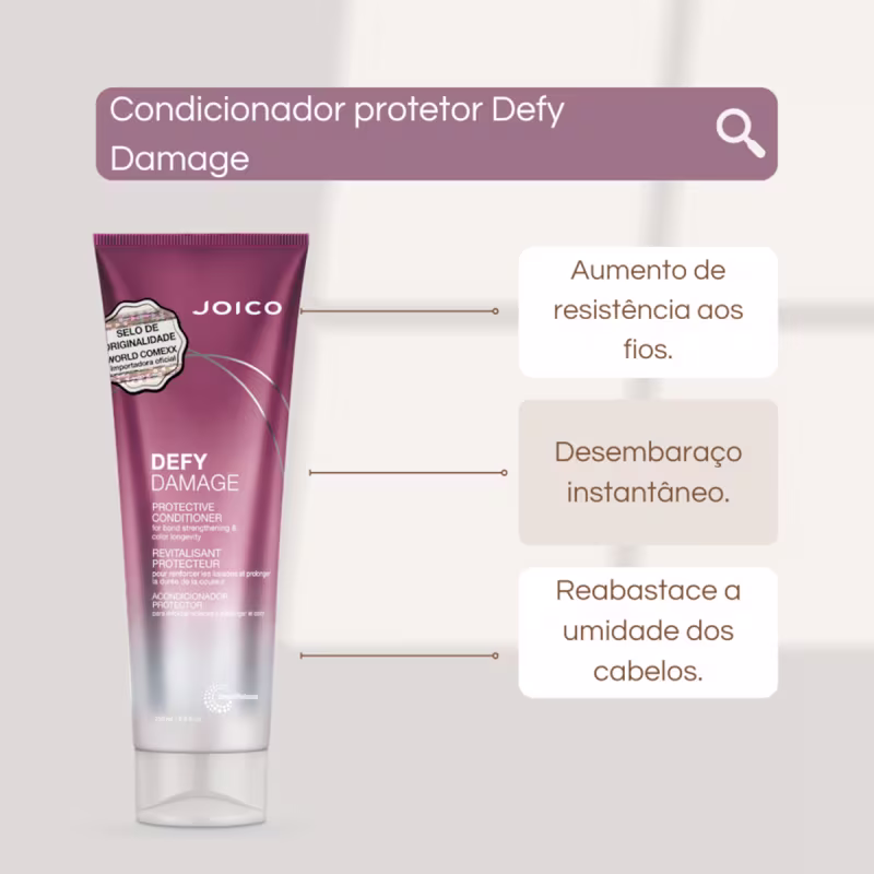 Kit Joico Defy Damage Protective Duo Leave-in (3 produtos)