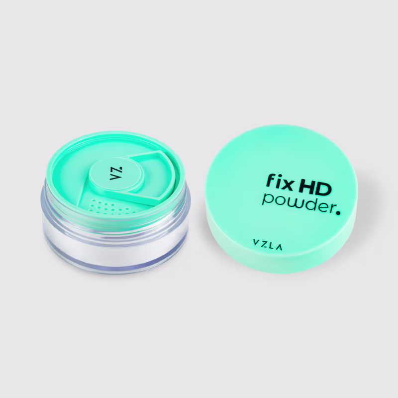 Kit Vizzela Fix HD Powder Cor 2 Base Pó Translúcido (2 produtos)