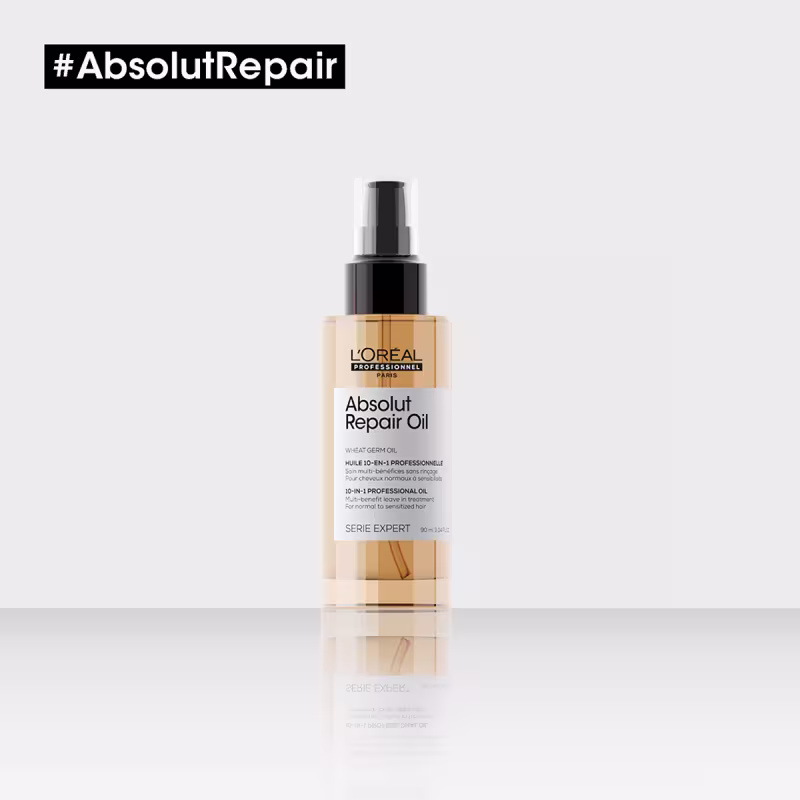 Kit L'Oréal Professionnel Absolut Repair Trio Salon Oil, 3 produtos.