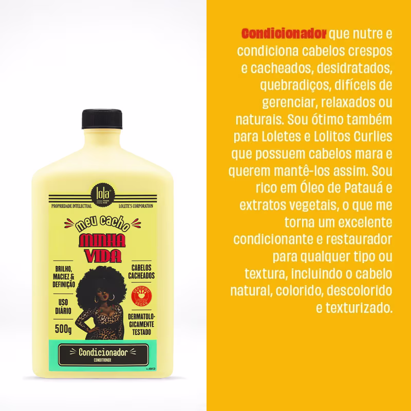 Kit Lola From Rio Meu Cacho Minha Vida Duo Creme (3 produtos)