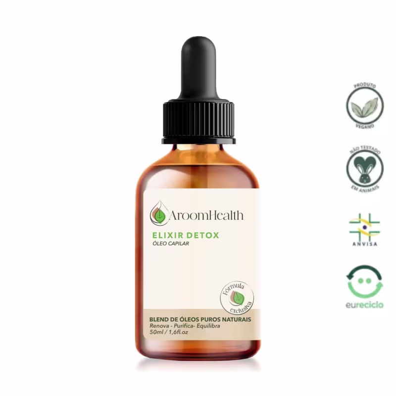 Blend de Óleos Elixir Detox Capilar 50 ml Fórmula Exclusiva